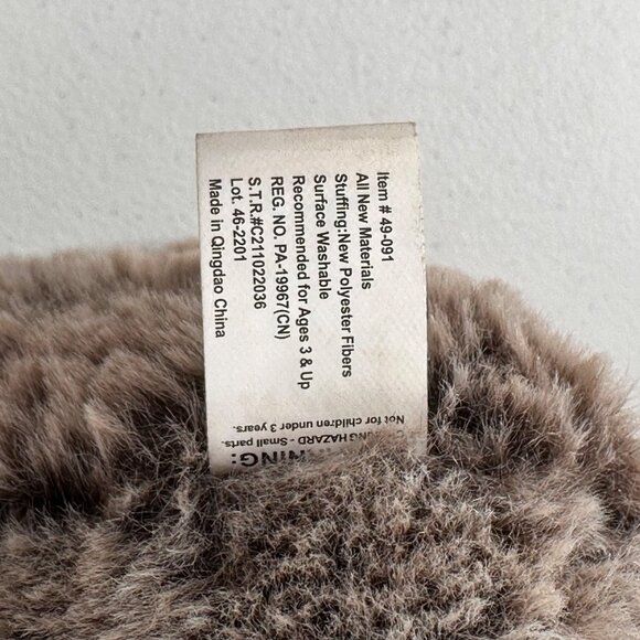 Alexon Glenkys Brown Bear Stuffed Toy With Red Camp Is-Sho-Da Shirt 9 inch - Picture 9 of 15